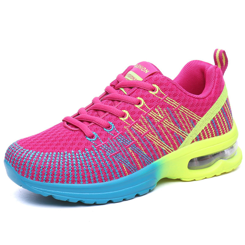 Nuevos zapatos deportivos casuales de malla transpirable para fitness para mujer