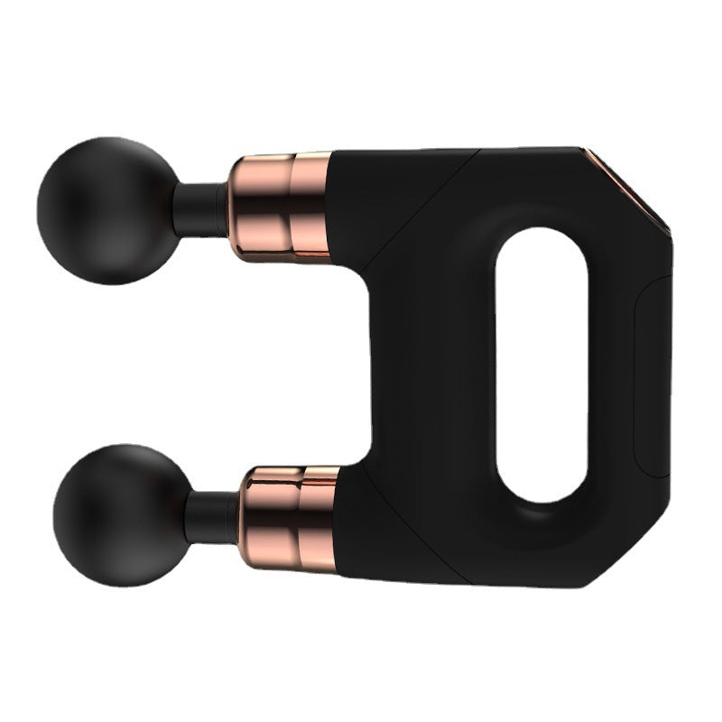 Masajeador Mini de Fascia de Doble Cabeza para Relajación Muscular y Vibración en el Cuello