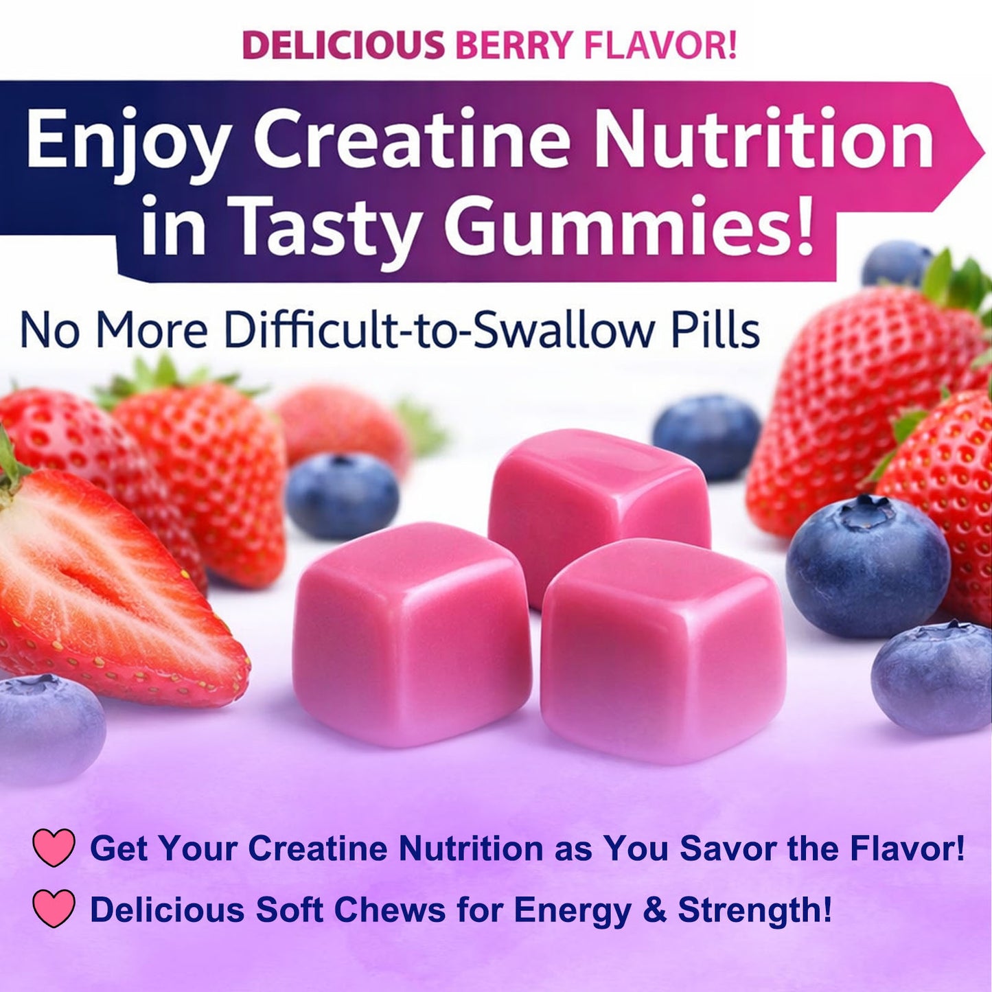 Creatina Gummies — Sin Azúcar 36 uds.