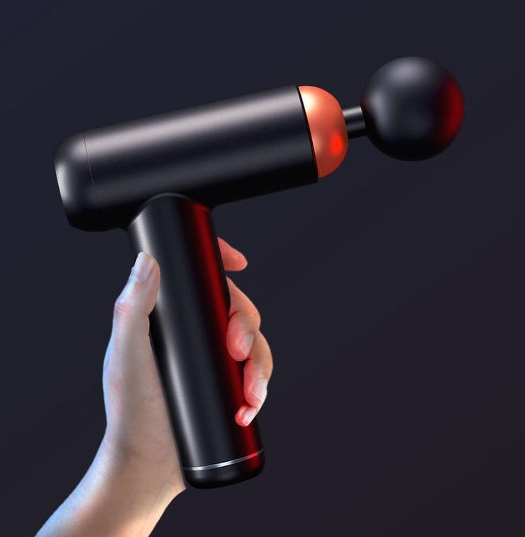 Pistola de Masaje Muscular de Fascia Eléctrica Mini Personalizada, Pistola de Masaje por Vibración, Equipo de Fitness, Masajeador de Relajación, Mini Agarres de Fascia