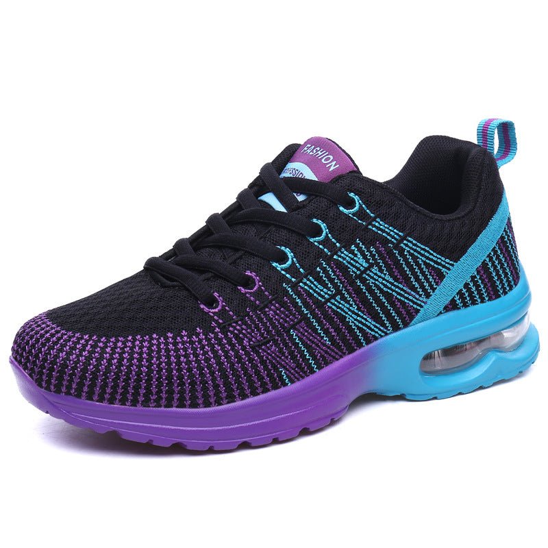 Nuevos zapatos deportivos casuales de malla transpirable para fitness para mujer