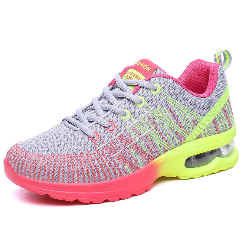 Nuevos zapatos deportivos casuales de malla transpirable para fitness para mujer