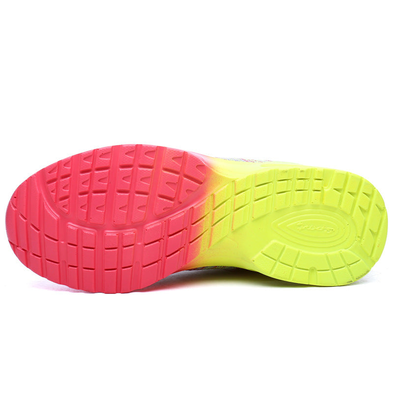 Nuevos zapatos deportivos casuales de malla transpirable para fitness para mujer