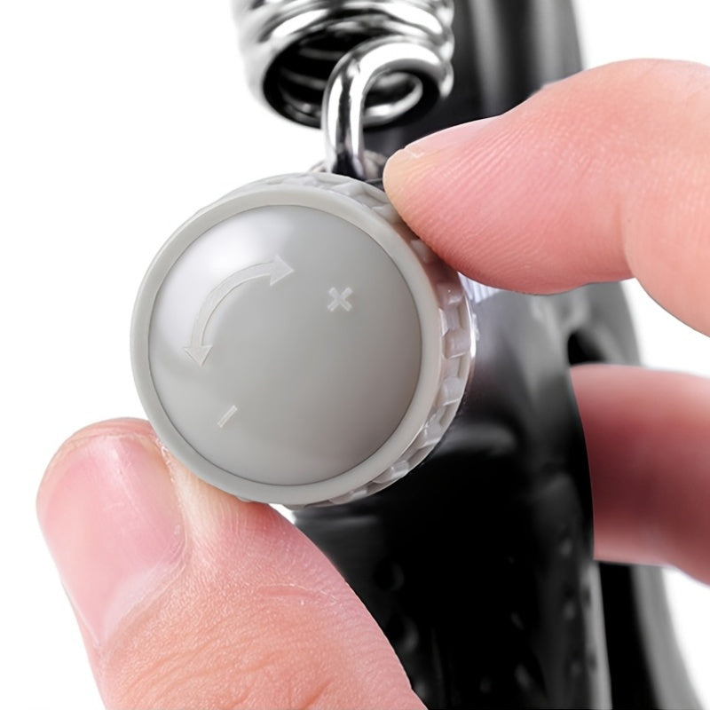 Entrenador de Fuerza de Agarre de Mano Profesional, Equipo de Fitness de Rehabilitación de Dedos y Músculos del Brazo con Espuma de Fibra de Carbono, Ajustable para Gimnasio