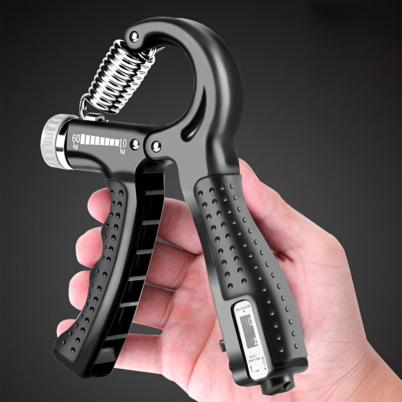 Entrenador de Fuerza de Agarre de Mano Profesional, Equipo de Fitness de Rehabilitación de Dedos y Músculos del Brazo con Espuma de Fibra de Carbono, Ajustable para Gimnasio