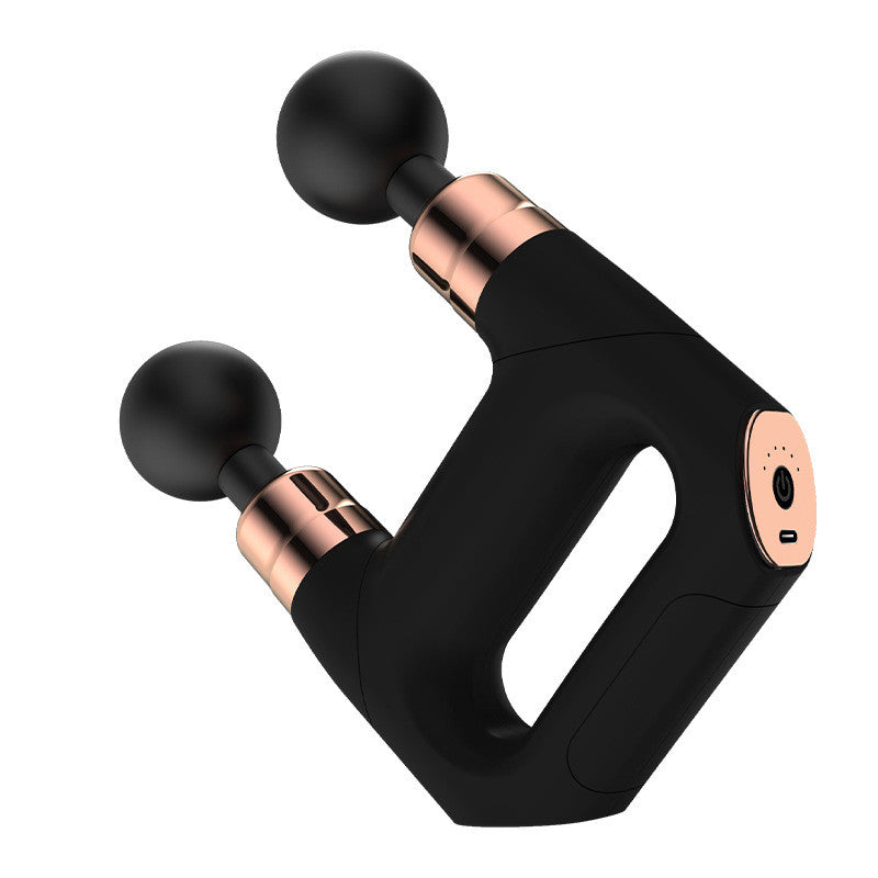 Masajeador Mini de Fascia de Doble Cabeza para Relajación Muscular y Vibración en el Cuello