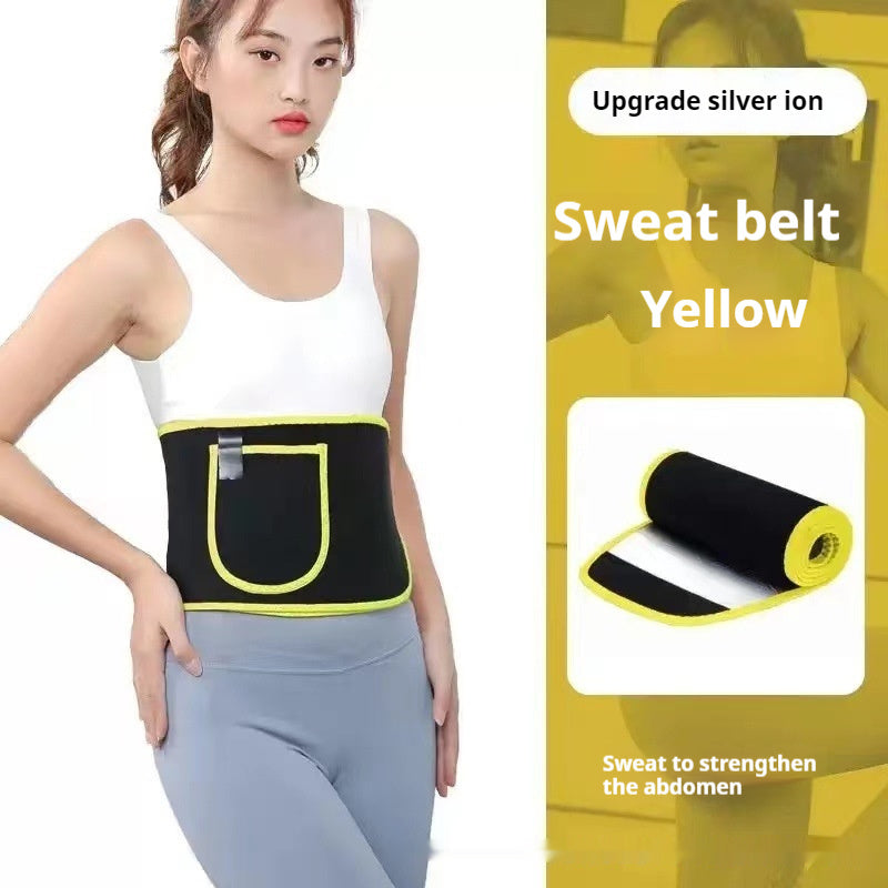 Cinturón Deportivo de Fitness para Soporte de Cintura, Sentadillas, Correr y Entrenamiento con Sudor Intenso