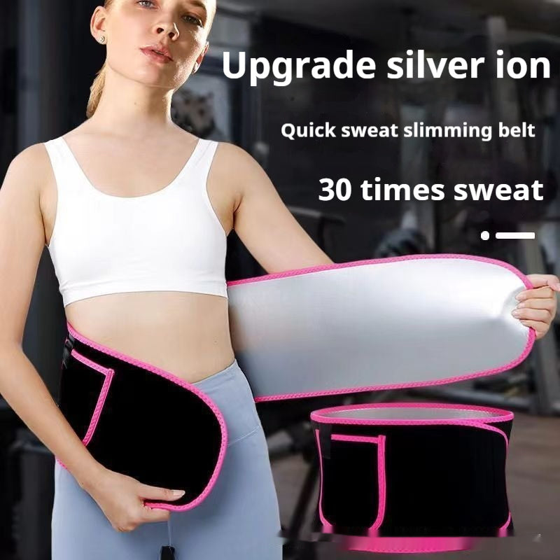 Cinturón Deportivo de Fitness para Soporte de Cintura, Sentadillas, Correr y Entrenamiento con Sudor Intenso