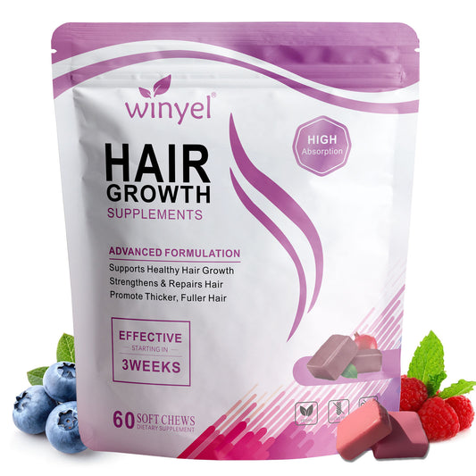 Gummies Crecimiento Cabello — Biotina 60 uds.