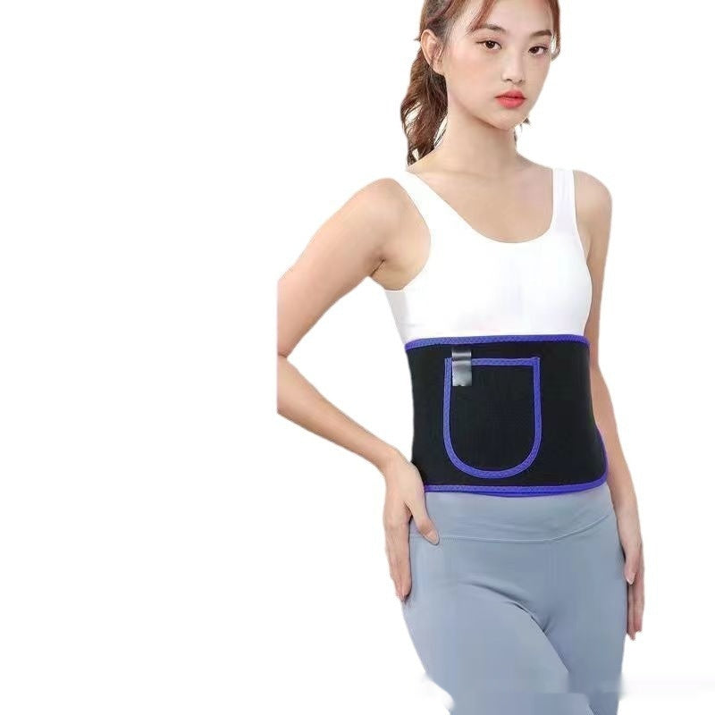 Cinturón Deportivo de Fitness para Soporte de Cintura, Sentadillas, Correr y Entrenamiento con Sudor Intenso